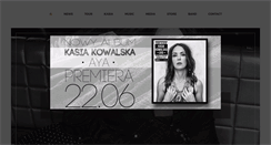 Desktop Screenshot of kasiakowalska.pl