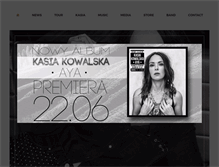 Tablet Screenshot of kasiakowalska.pl